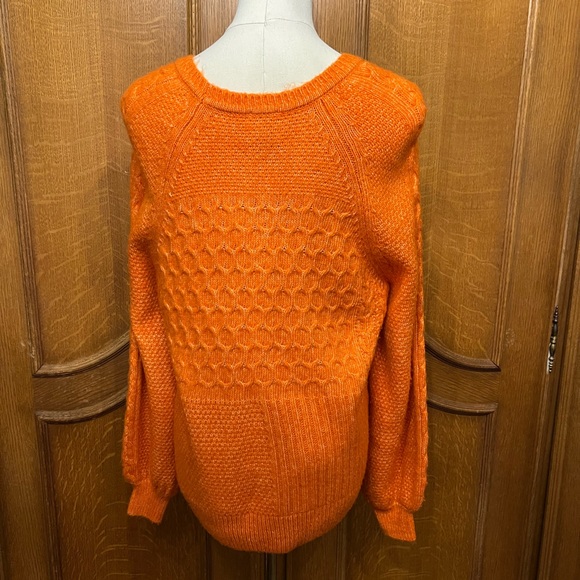 🧶Cabi Orange Knit Sweater🧶 - Picture 3 of 5